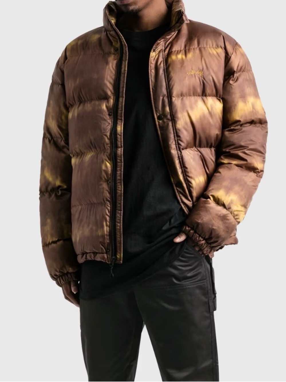 Stüssy Aurora down feather fill quilted tie-dye Puffer Jacket Gorpcore NWT~M